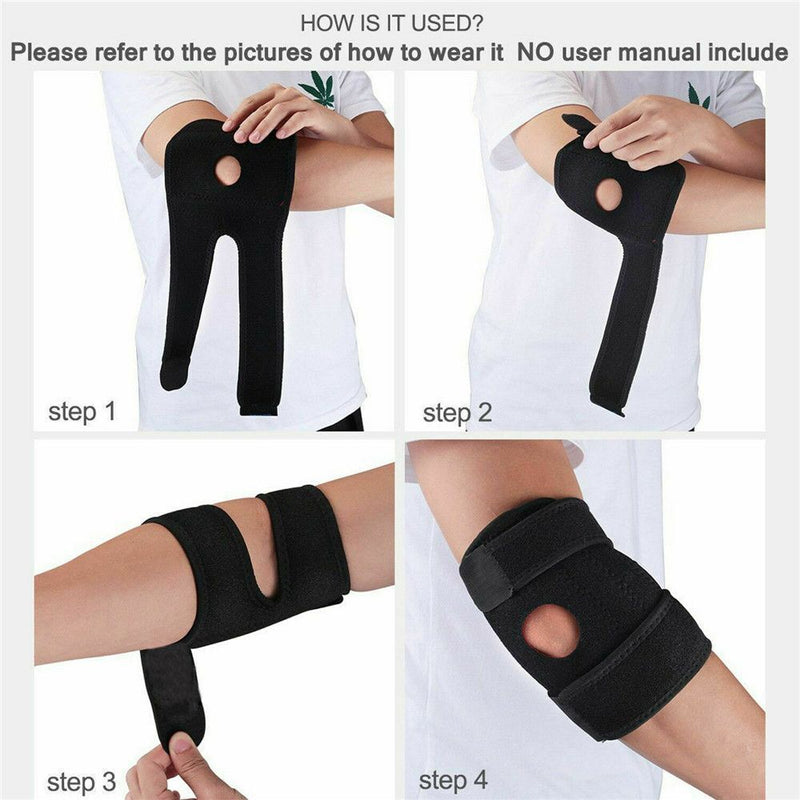 Arm Brace Arthritis Bandage Tendonitis Belt Muscle Protective Elbow Support