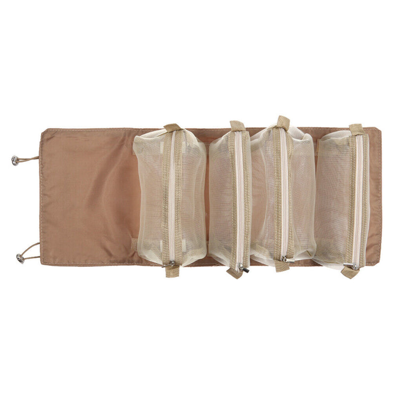 4 in 1 Makeup Bags Foldable Travel Cosmetic Bag Large Capacity for Bathroom Home