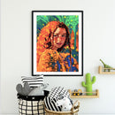 Girl with flowers 40x50cm Oil Paint By Numbers Picture DIY Painting