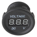 Automobile Motorcycle DC 12V to 24V LED Digital Voltmeter Bule Led