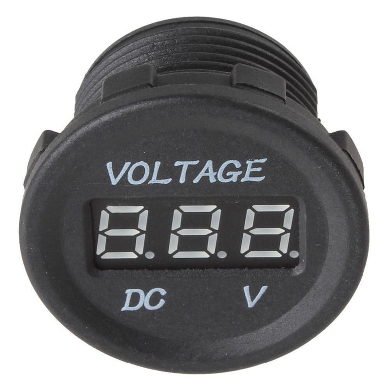 Automobile Motorcycle DC 12V to 24V LED Digital Voltmeter Bule Led