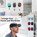 5pcs Baseball Hat Holder Snapback Cap Wall Headphone Hanger Hooks (Black) Newly