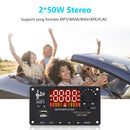12V Bluetooth-compatible 5.0 Radio Audio Module 2x50w Stereo with Remote Control