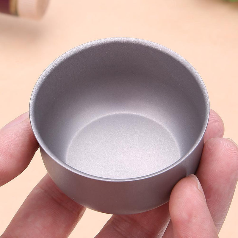 Mini Lightweight Titanium Tea Coffee Wine Cup for Outdoor Camping Hiking