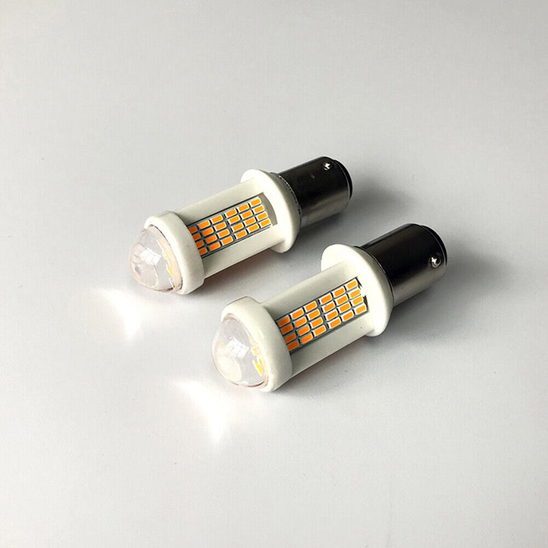 #A 2pcs 126SMD LED Turn Brake Lamp Ceramic Auto Turn Headlights Lighting Parts