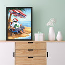 Diamond Painting Kit Santa Claus Full Round Rhinestone Wall