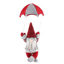 Faceless Gnome Parachutes Home Decor Santa Claus Pendant for Home Door Wall Hook