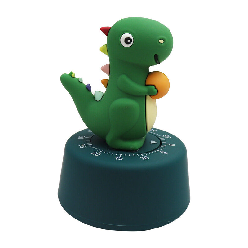 Cartoon Animal Shaped Mechanical Timer 60-Minute Time Manager (Dinosaur)