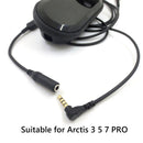 Adapter Cable for Arctis 3 5 7 PRO Gaming Headset Sound Card Cord Line (A) Newly