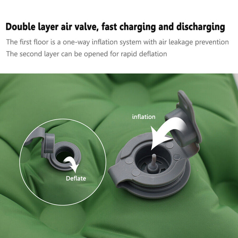 Double Sleeping Bed Camping Mat Inflatable Tent Air Cushion Camping Equipment