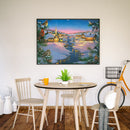 Diamond Painting Snow village Full Round Rhinestone Wall