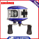 Right Hand Baitcasting Reel Speed Ratio 3.3:1 High Strength ABS Kun