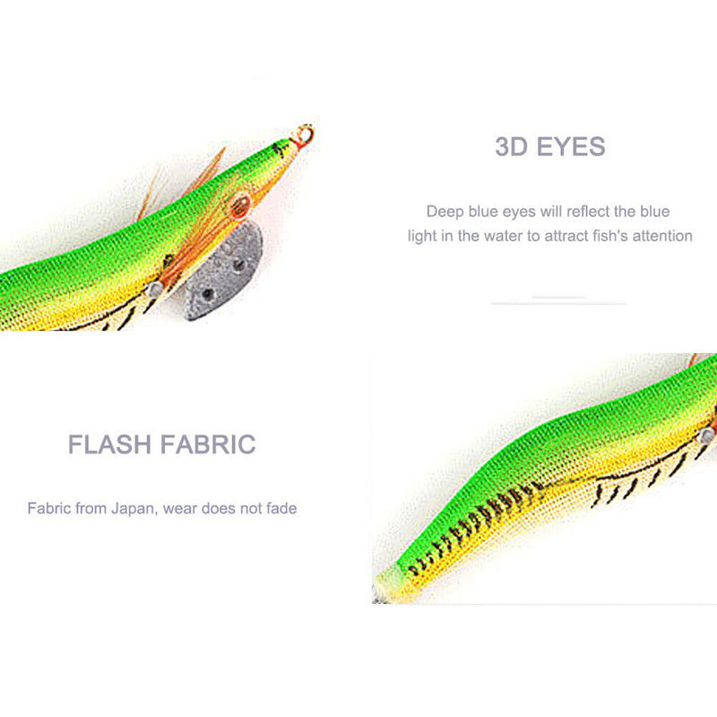 24.5g 13.5cm Artificial Crankbait Luminous Blowing Squid Fishing Lures Jig Ho