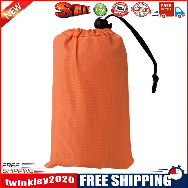 100x140cm Moistureproof Pocket Beach Blanket Mini Camping Mattress (Orange)