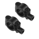 2pcs Universal Motorcycle Handlebar Mirror Mounts M10x22mm Aluminum Clamps Newly