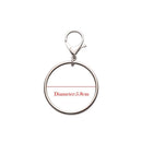 Punk Metal Big Ring Hip Hop Jewelry Bag Chain Pants Key Ring Key Chains Clip