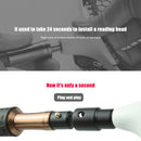 Fish Landing Dip Net Connector 8mm Screw Head Quick Release Adapter Fitting