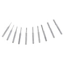 10Pcs/Box 1/8 Inch 0.8-3.17mm PCB Engraving Cutter Rotary CNC End Mill