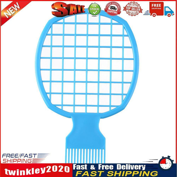 Double End Hair Twist Comb Pro Curly Afro Dirty Braid Twisted Tool (Blue) Newly