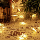 20LED Star Fairy Garland String Light Wedding Holiday Christmas Party Decor