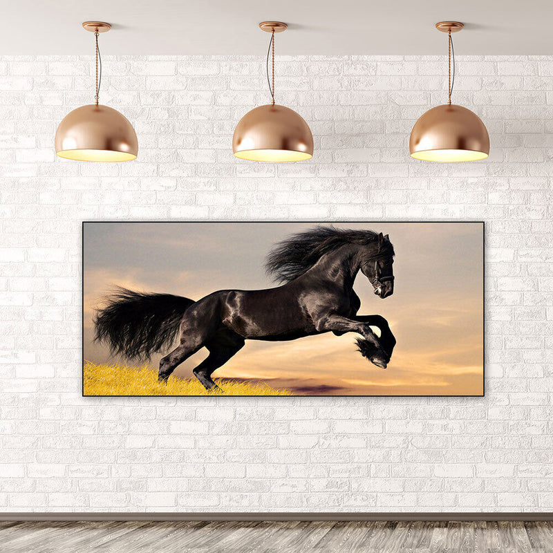 Running Horse Diamond Painting Rhinestone Full Round Drill for Decoration (Y630)