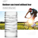 Cycling Camping Neck Tube Scarf Outdoor Gaiter Bandana Headband (White)