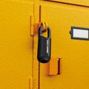 M01 Fingerprint Padlock USB Smart Keyless Travel Case Drawer Lock (Black) Newly