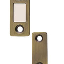 2pcs Magnetic Cabinet Catches Closet Cupboard Door Stops (Green Ancient)