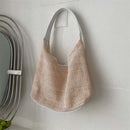Woven Hollow Handbag Women Large Capacity Shoulder Beach Travel Shopper Totes