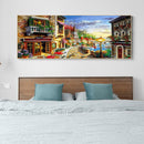 Spot Drill Handicraft Full Drill Diamond Painting Streetscape Mosaic 80x40CM