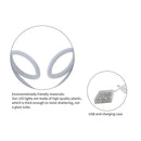 LED Alien Neon Signs Light Wall Decor for Bedroom Halloween (Pink Yellow) Newly