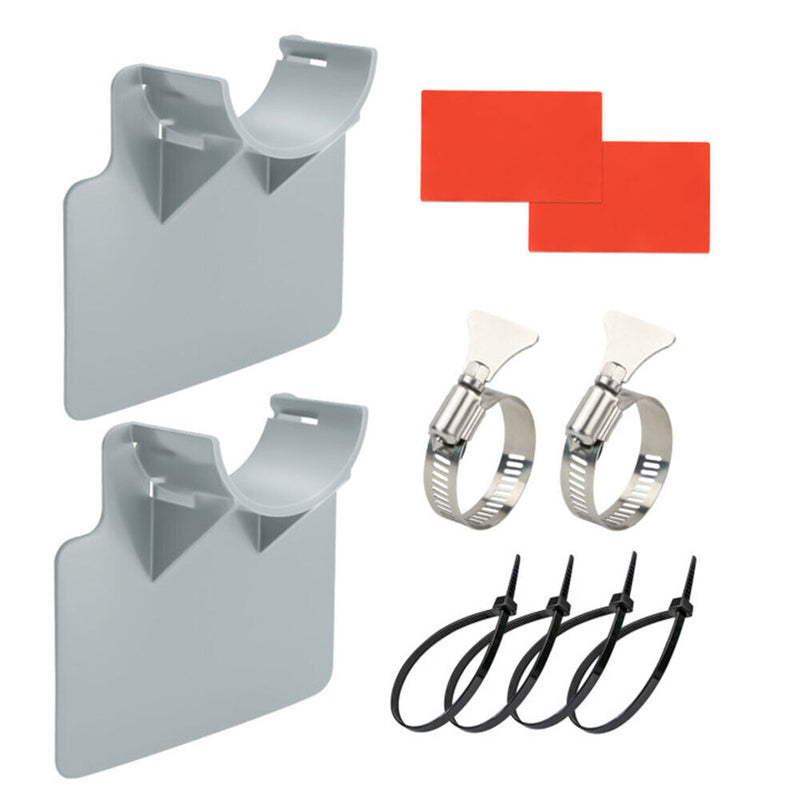 High Version Swimming Pool Pipe Fixing Holder Support for Intex (Grey)