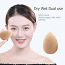3pcs Soft Makeup Sponge Puff Face Foundation Powder Cosmetic Tool (Coffee)