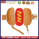 Hot Dog Shaped Dachshund Sausage Pet Dress Up Costume Puppy Winter Warm Clo