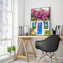 Front Yard Tree Hand Painted Picture Oil Painting By Numbers DIY Kit No Frame