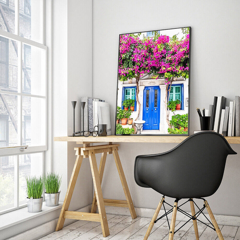 Front Yard Tree Hand Painted Picture Oil Painting By Numbers DIY Kit No Frame