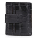 Women Wallets Fashion Alligator Pattern Short Card Holder Multi-slots Coin Pu