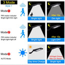 LED Flood Light Motion Sensor Lights with Remote Control Solar Street Light