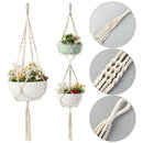 Plant Holders Flower Pot Flower Basket Garden Decor Hanger Baskets Lifting Rope