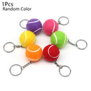 Tennis Key Pendant Simulation Tennis Pendant Key Ring Keychain_