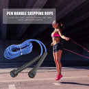 Workout Sport Adjustable Skipping Rope Fitness PVC Jumping Rope (Blue) Newly