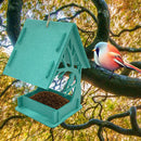 Bird Feeders Felt Hanging Birdhouse for Outside Garden Yard Decor (Green)