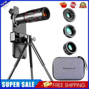 4 in 1 Camera Lens HD 28x Mobile Phone Lens Wide Angle Macro Lens for Smartphone