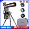 4 in 1 Camera Lens HD 28x Mobile Phone Lens Wide Angle Macro Lens for Smartphone