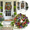 Wildflower Wreath Summer Spring Garland Flower Decor Ornaments Wedding Party: