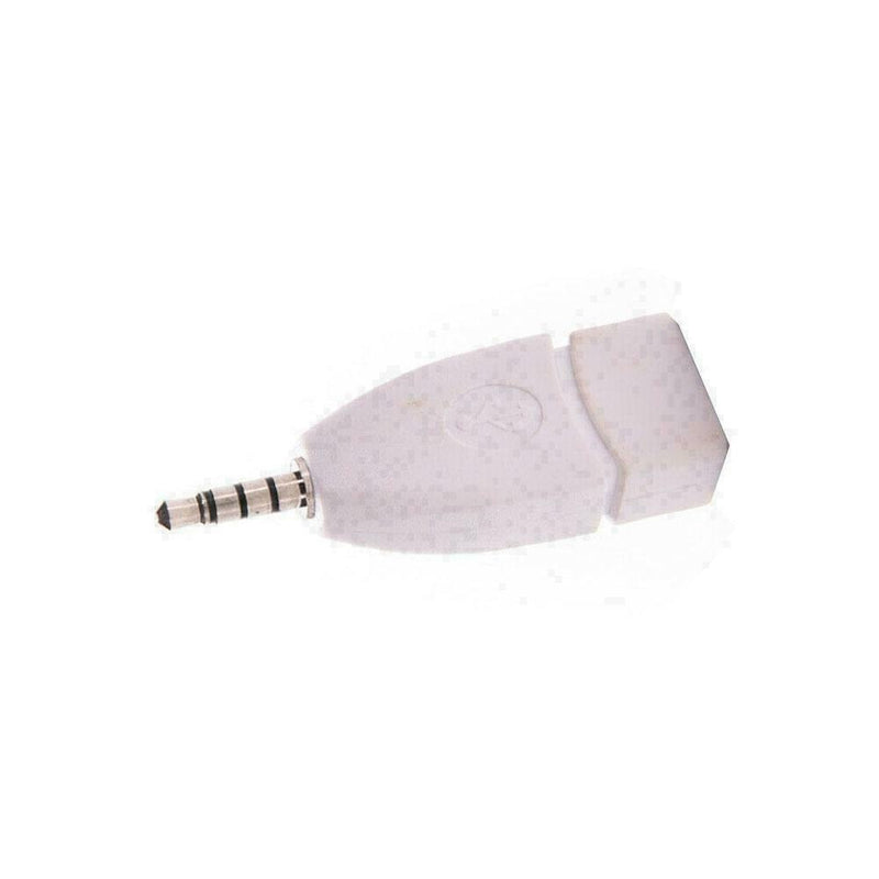 3.5mm Male AUX Audio Plug Jack To USB 2.0 Female Converter J4J3 A Adapter P1N9