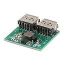 HW-681 DC-DC Step Down Power Module Dual USB 5V 3A Car Charging Buck Board