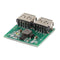HW-681 DC-DC Step Down Power Module Dual USB 5V 3A Car Charging Buck Board