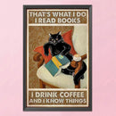 Full Cross Stitch Handcraft 11CT Stamped Black Cat Needlework DIY Home Ornament