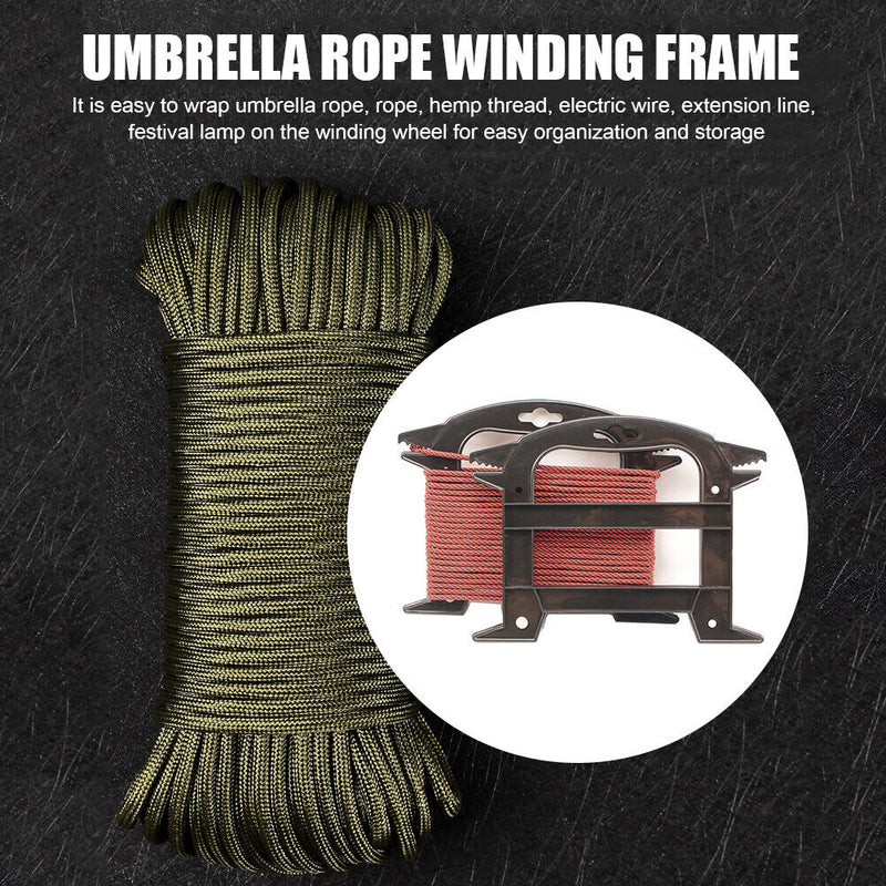 Paracord Winder Fishing Line Parachute Lanyard Rope Ladder Organizer Shaft